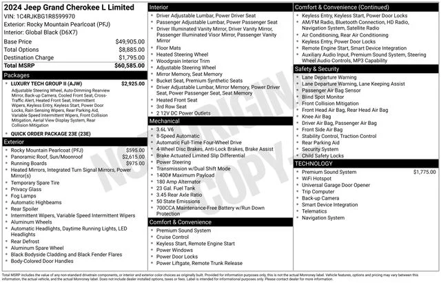 Used 2024 Gray Jeep Limited image 30