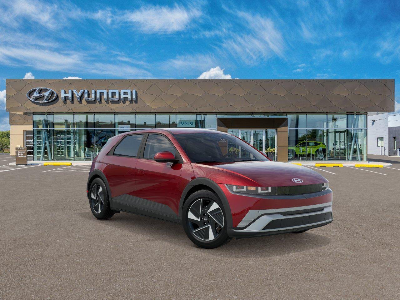 New 2026 Red Hyundai SEL image 2