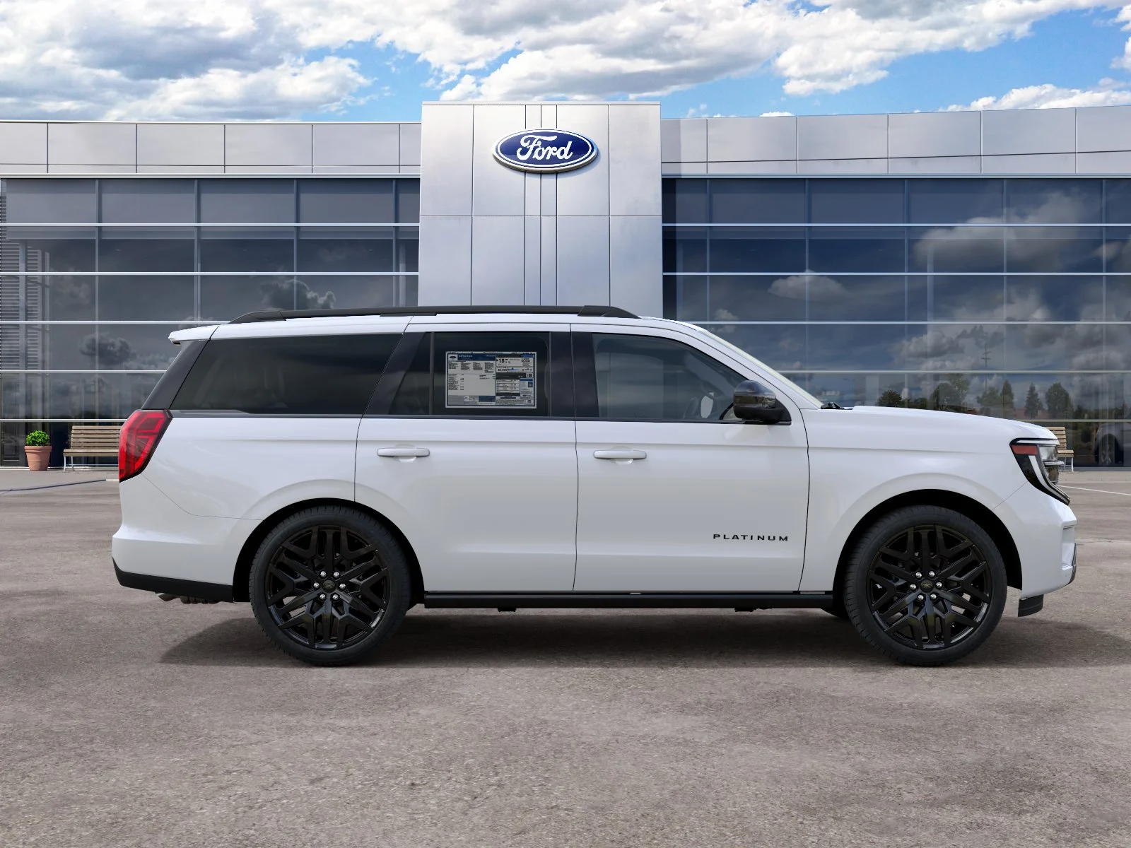 New 2027 Star White Metallic Tri-Coat Ford Platinum image 30