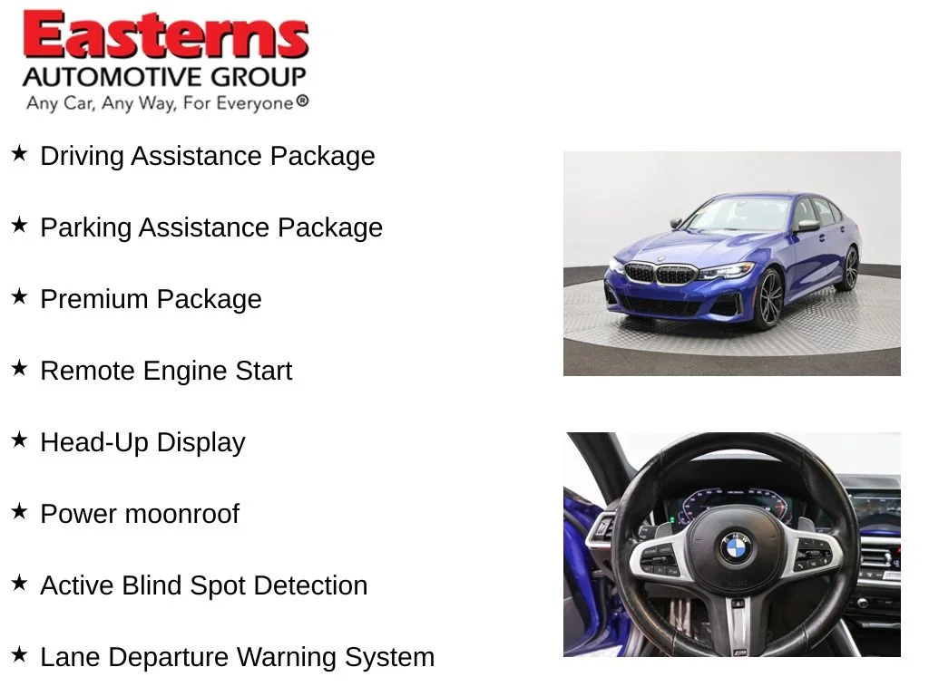 Used 2022 Blue BMW M340i xDrive image 11