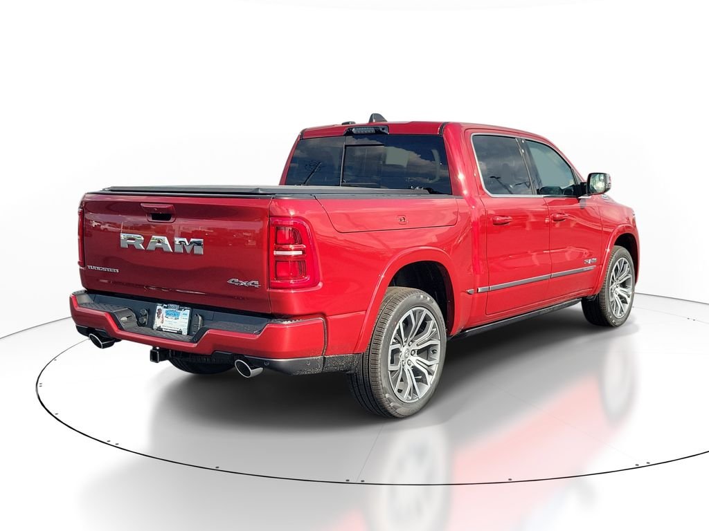 New 2026 Molten Red Pearl-Coat Exterior Paint RAM Tungsten image 4