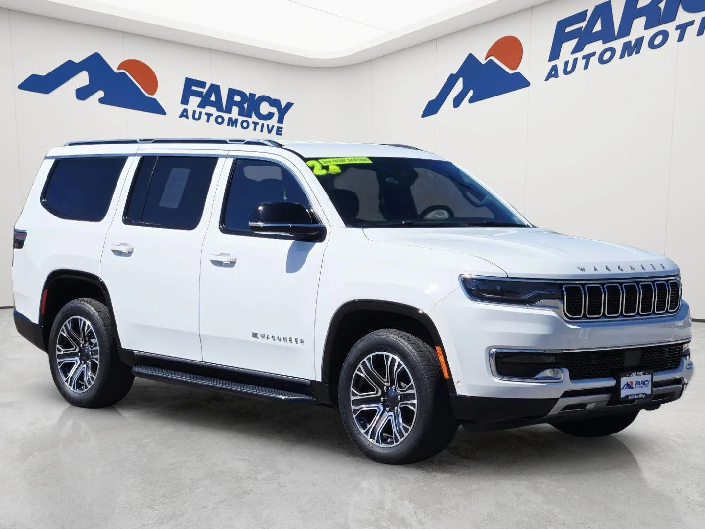 Used 2024 Bright White Clearcoat Jeep Series II image 3