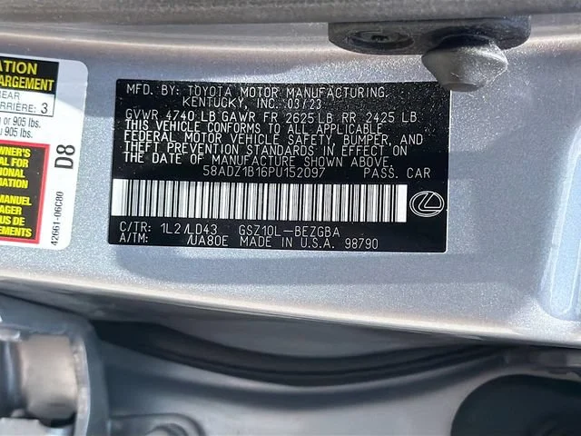 Certified Used 2023 IRIDIUM Lexus ES 350 image 44