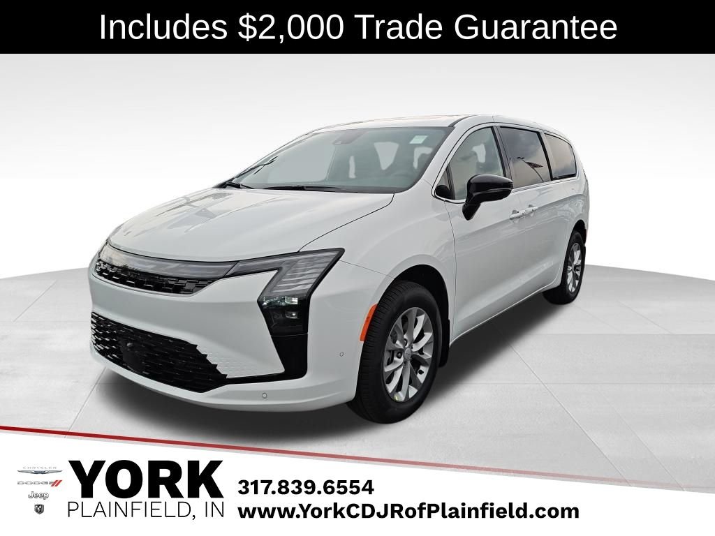 Bright White Clear-Coat Exterior Paint 2027 Chrysler Pacifica Select AWD Minivan All-Wheel Drive