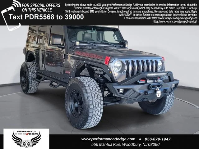 Used 2021 Gray Jeep Unlimited Rubicon image 1