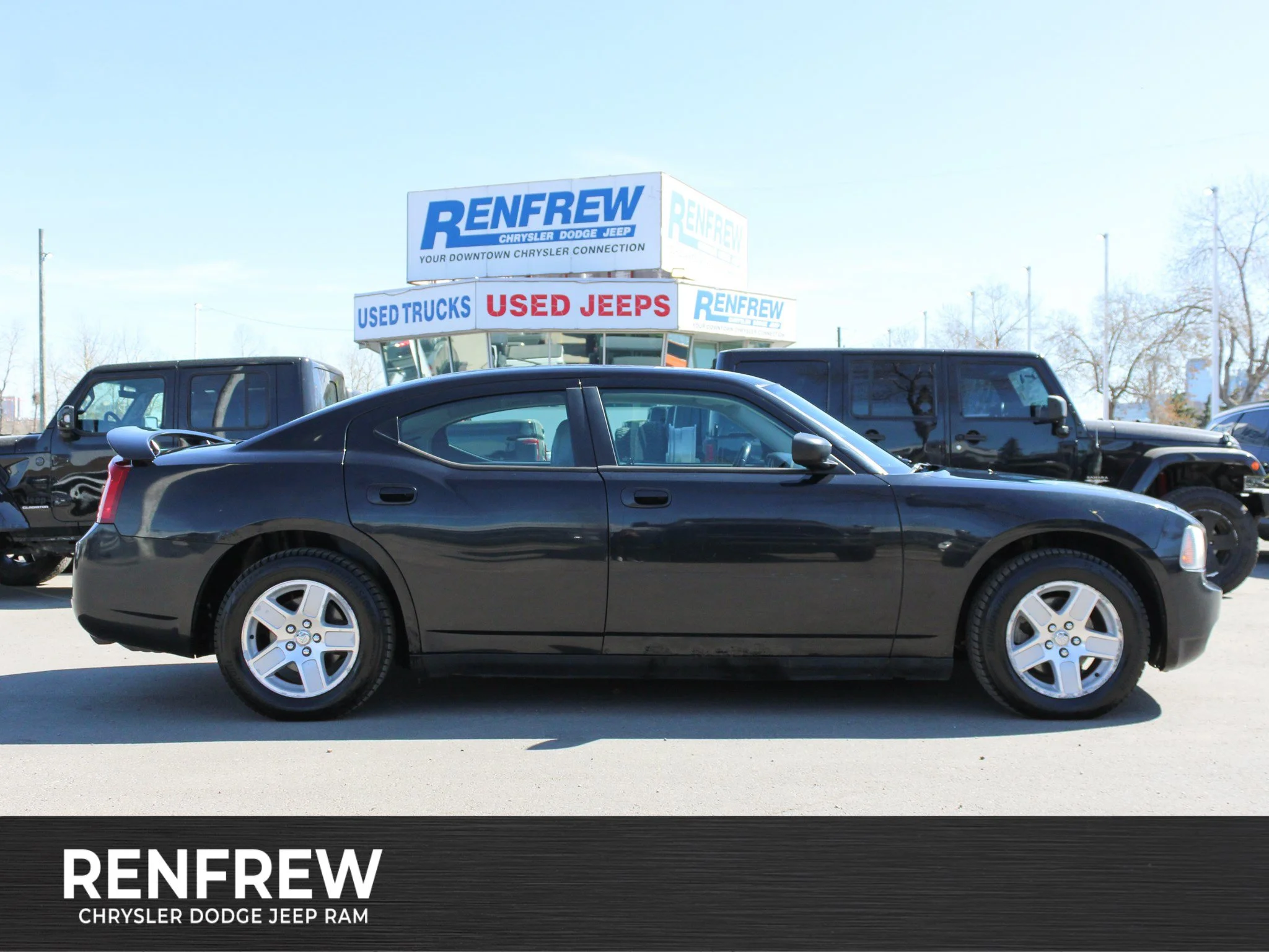Used 2007 Black Dodge 4DR SDN RWD * V6 | Mechanic Special | White Leather Heated Seats | Sunroof | Cruise Control image 1