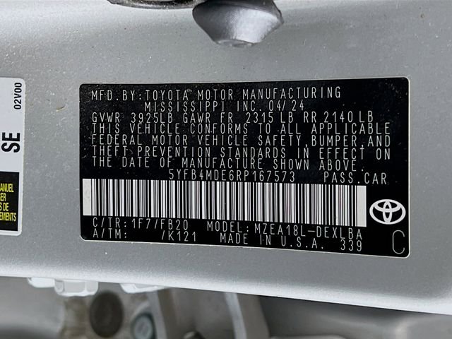 Used 2024 Silver Toyota LE image 26