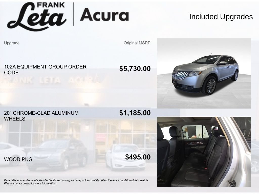 Used 2013 Ingot Silver Metallic Lincoln  image 6