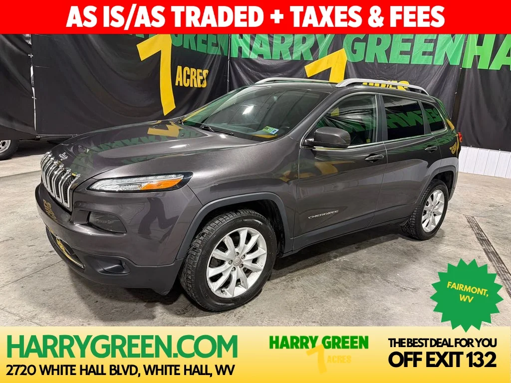 Used 2016 Granite Crystal Metallic Clearcoat Jeep Limited image 1