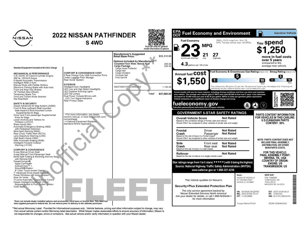 Used 2022 Blue Nissan S image 17