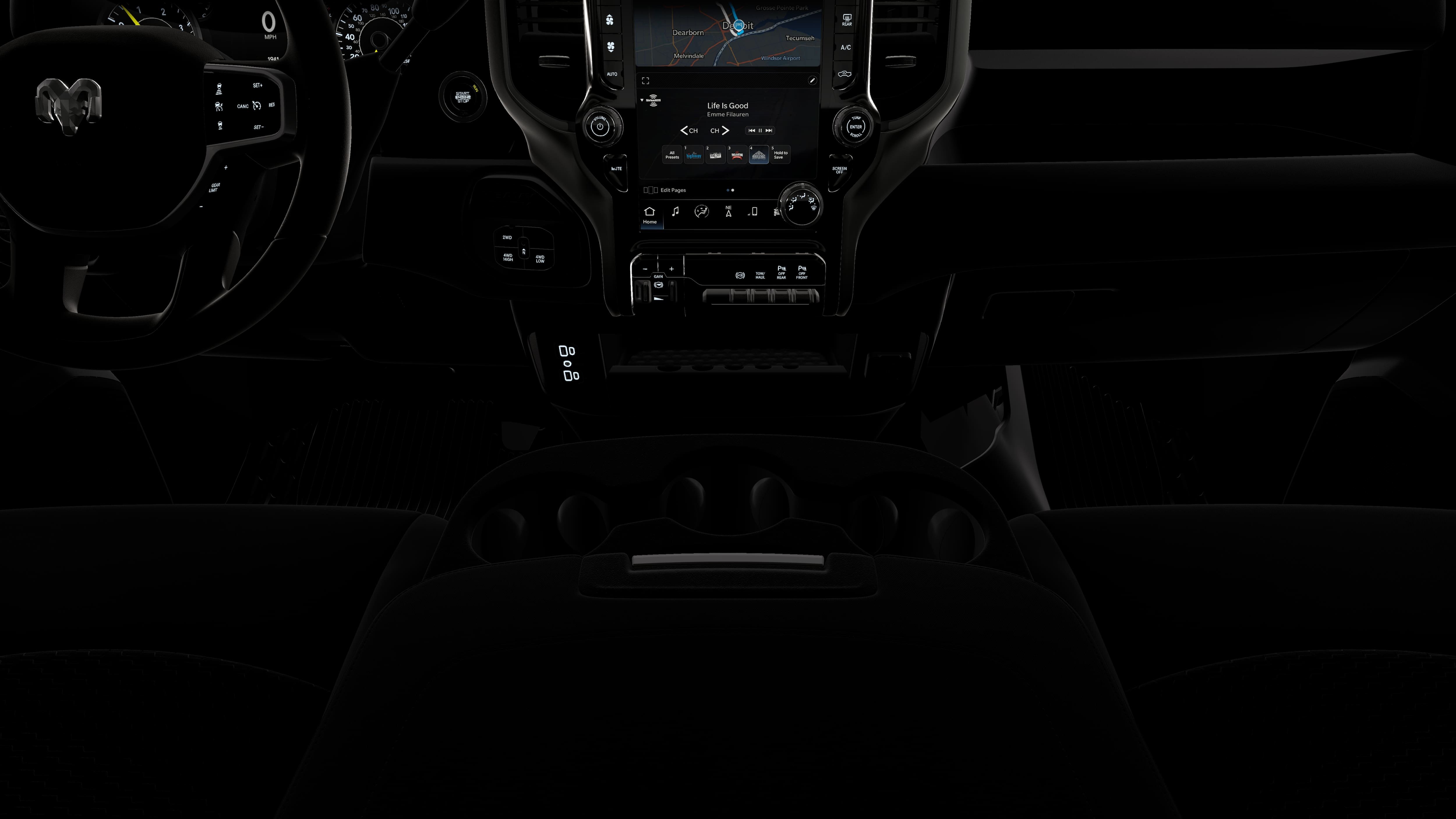New 2026 Diamond Black Crystal Pearl-Coat Exterior Paint RAM  image 17