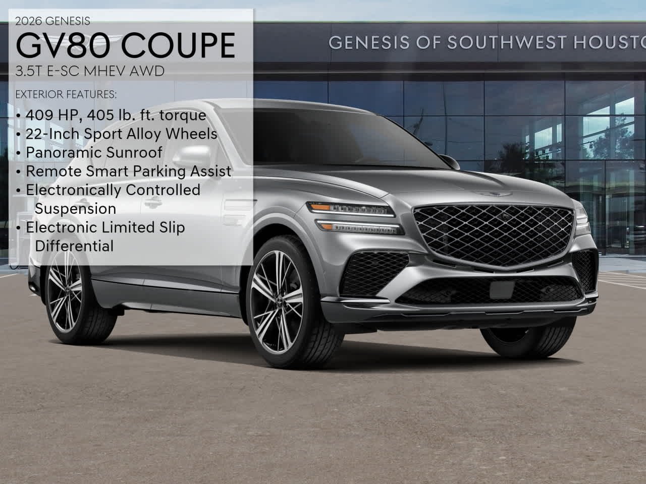 New 2026 Savile Silver Genesis 3.5T E-SC MHEV image 3