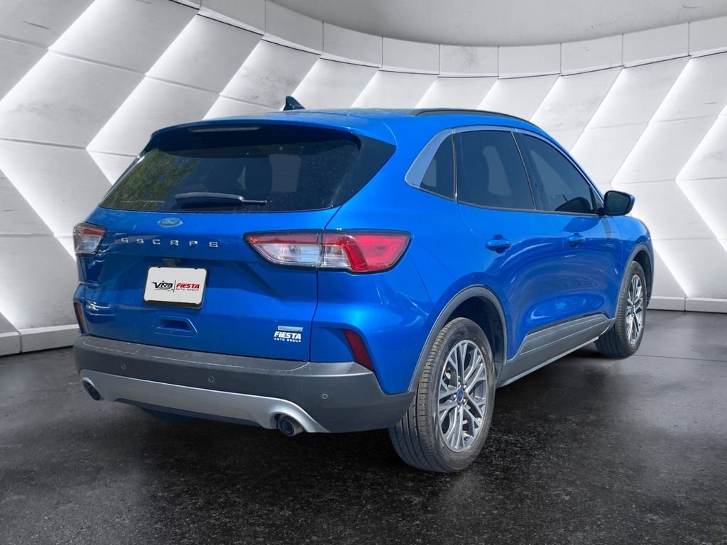 Used 2020 Blue Ford SEL image 4