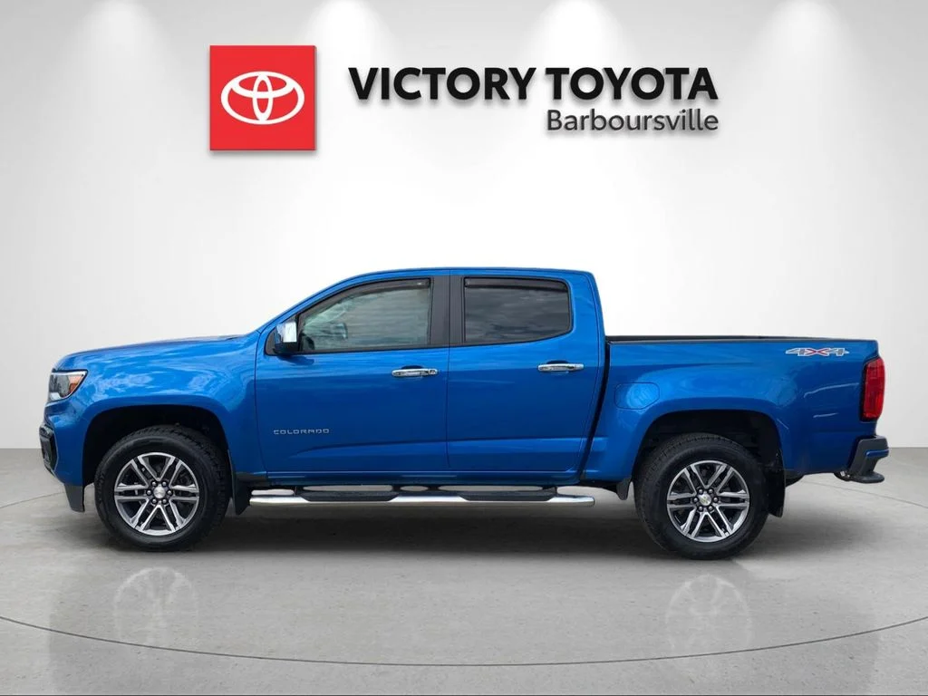 Used 2021 Blue Chevrolet Work Truck image 2