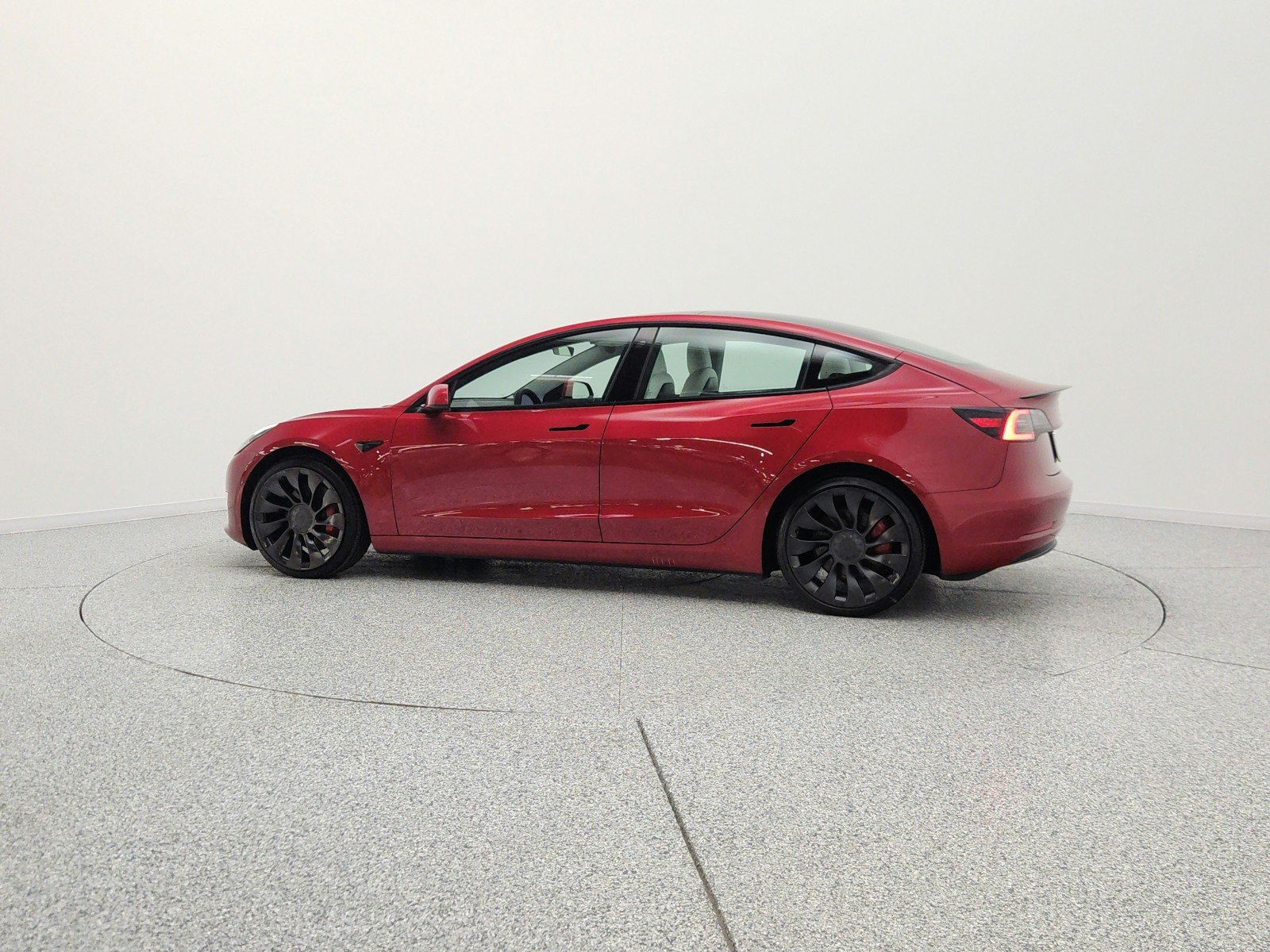 Used 2022 Red Multi-Coat Tesla Performance AWD image 8