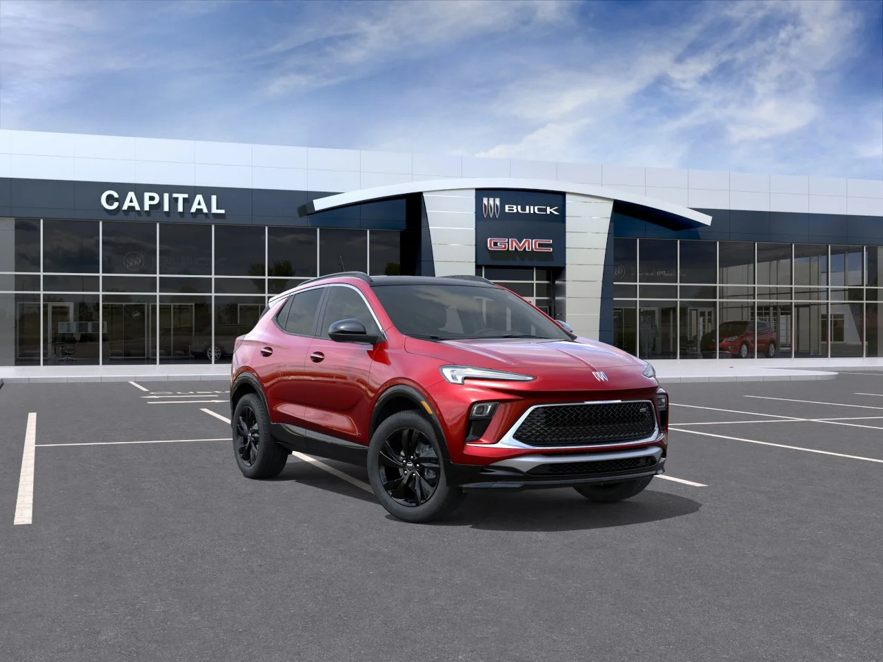 New 2026 Brilliant Red Buick Sport Touring AWD image 2