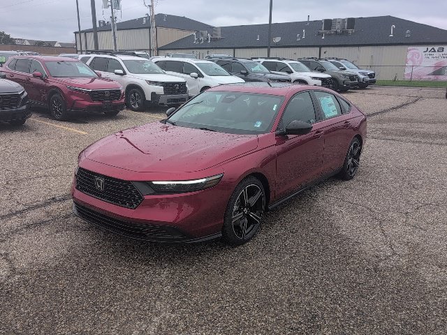New 2026 Radiant Red Metallic Honda Sport Hybrid image 14
