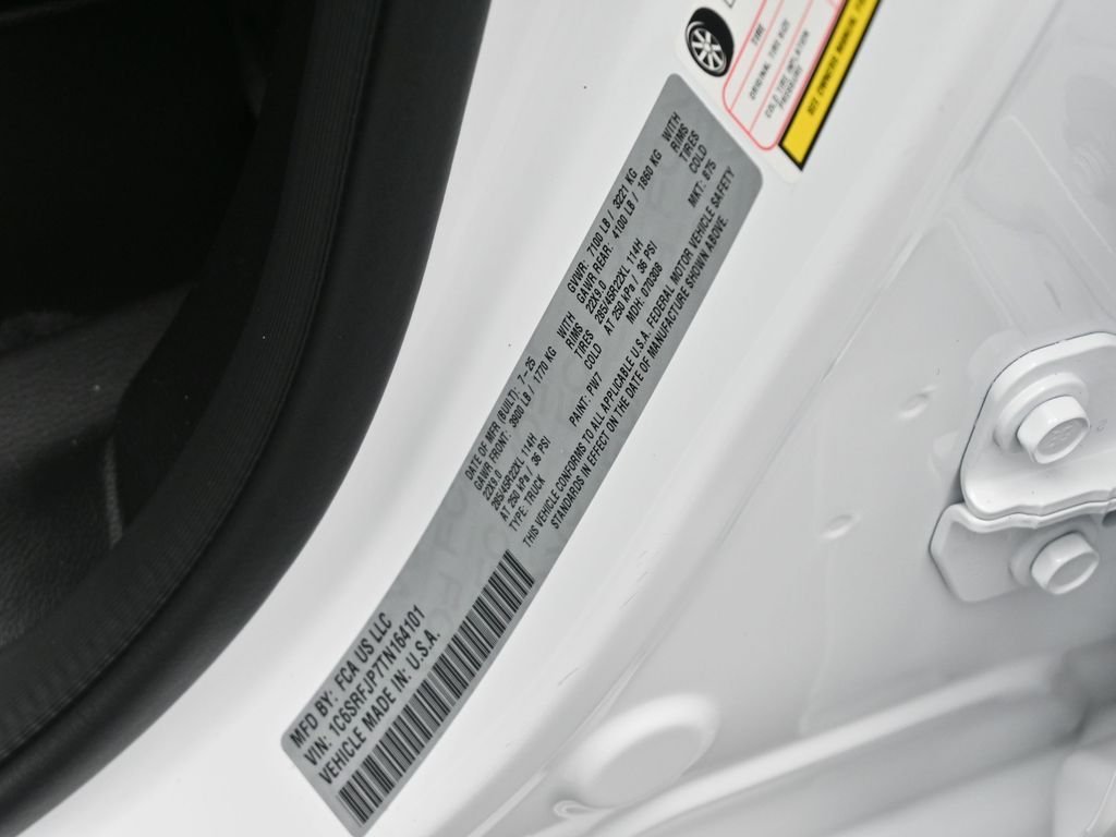 New 2026 Bright White Clear-Coat Exterior Paint RAM Laramie image 33