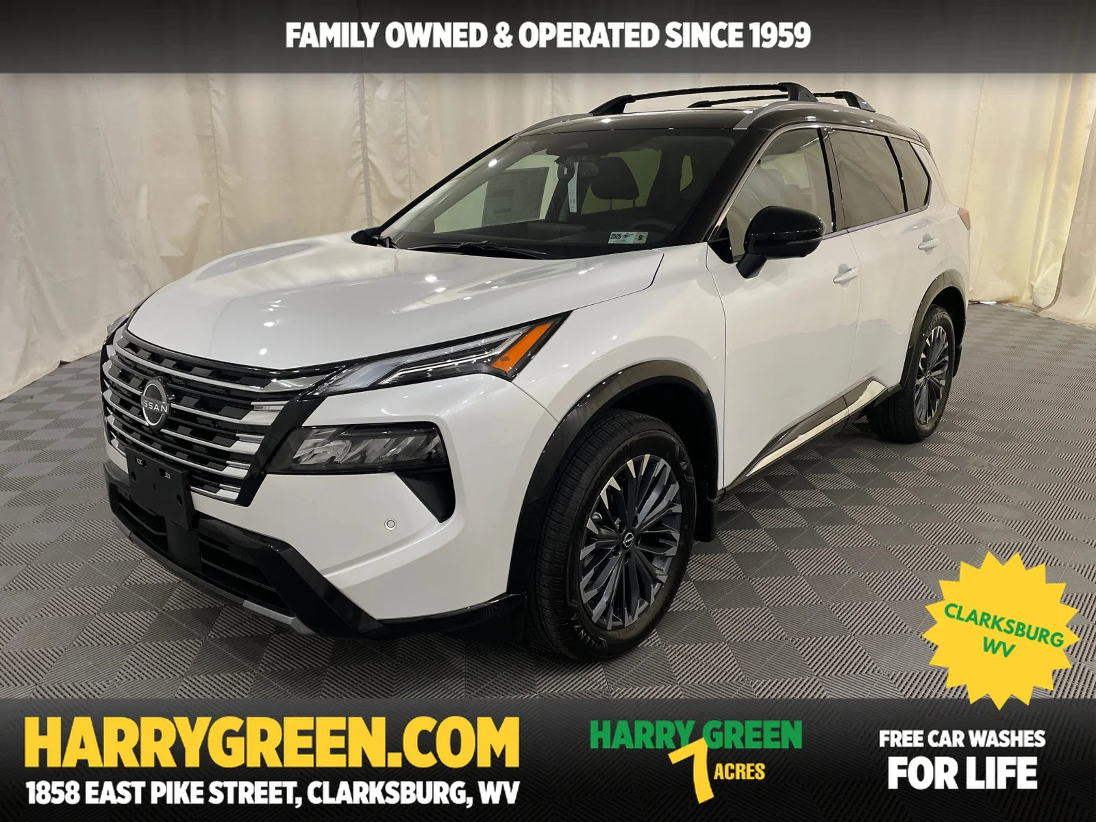 New 2026 Everest White Pearl/Super Black Nissan Platinum image 1