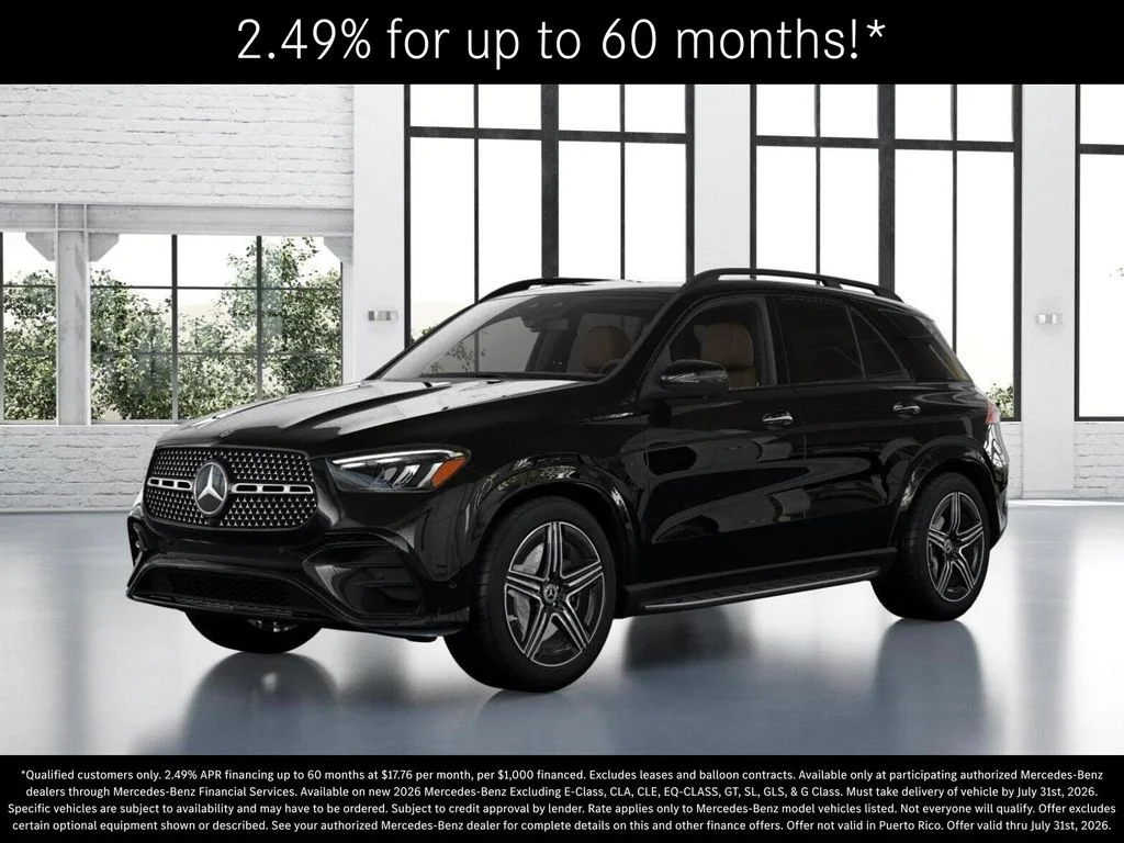 New 2026 Obsidian Black Metallic Mercedes-Benz GLE 450 image 39