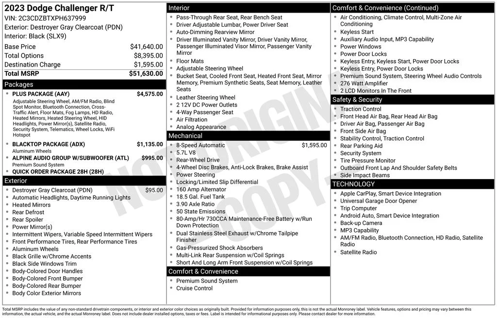 Used 2023 Gray Dodge R/T image 24