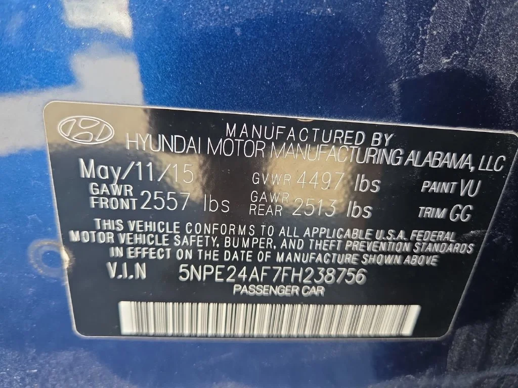 Used 2015 Blue Hyundai SE image 23