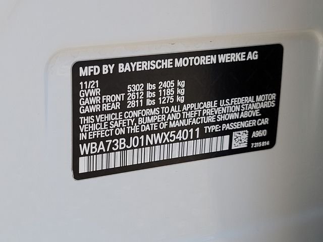 Used 2022 White BMW 540i xDrive image 38
