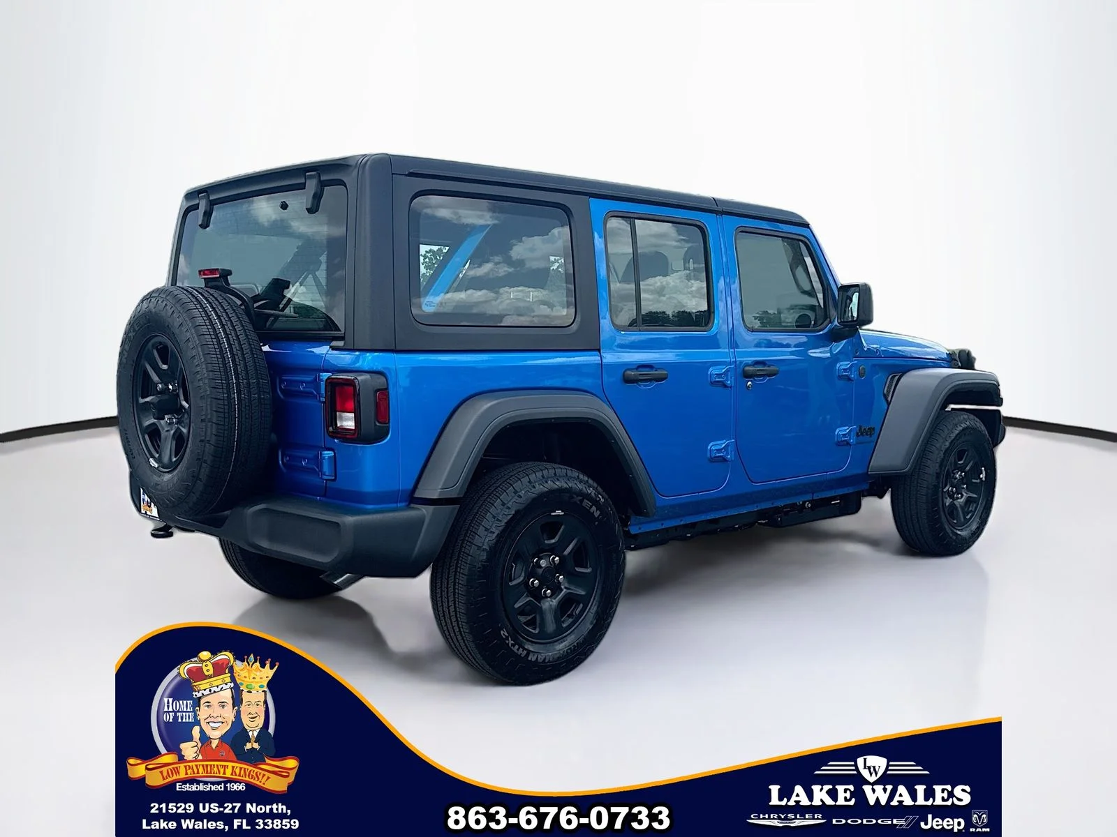 New 2026 Hydro Blue Pearl-Coat Exterior Paint Jeep Sport image 6