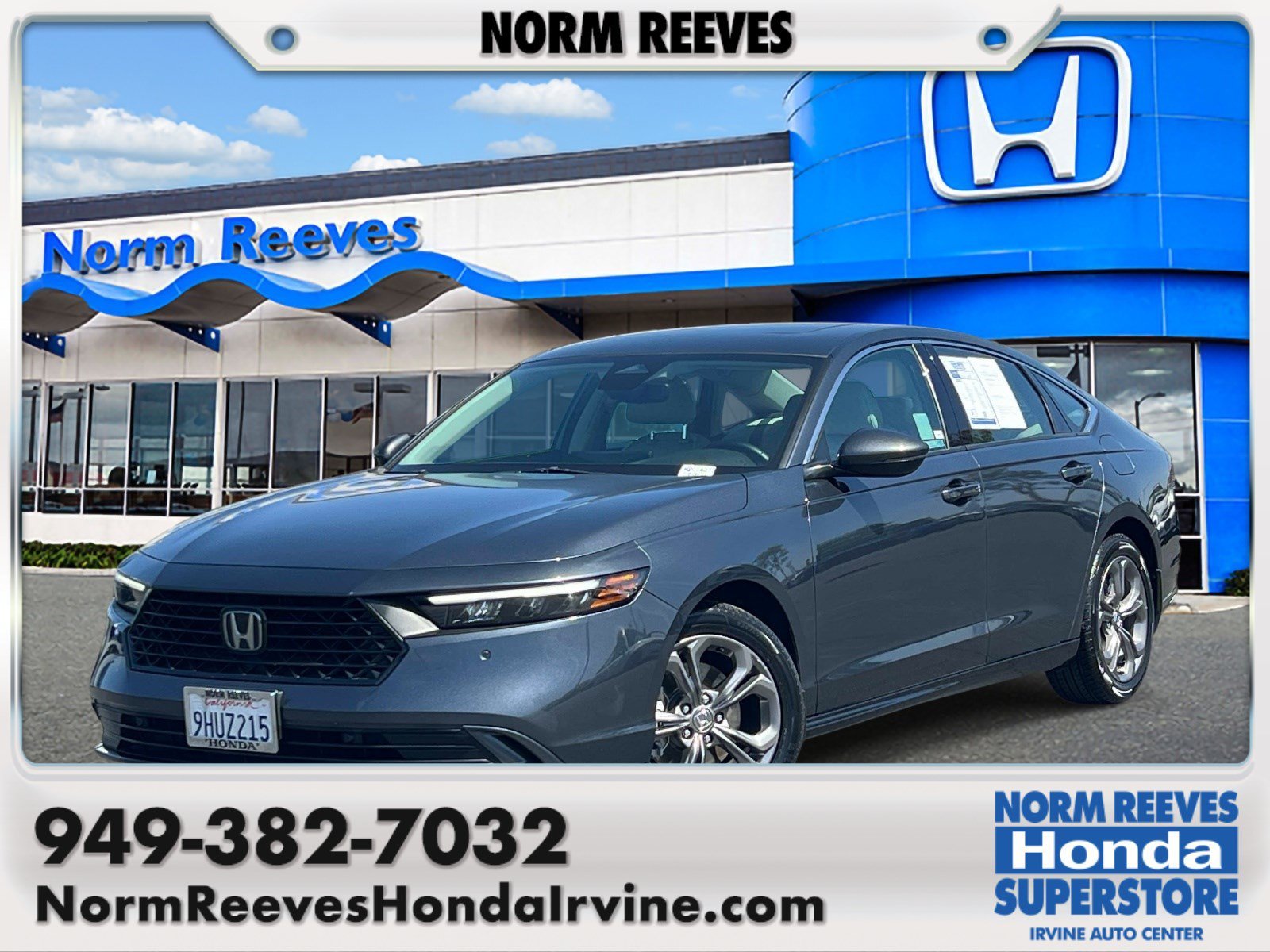 Used 2023 Meteorite Gray Metallic Honda EX-L image 1