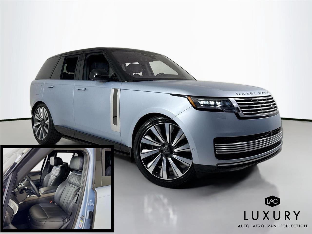 Used 2023 Ionian Silver SV Bespoke Ultra Metallic Gloss Land Rover SV | 225K MSRP image 2