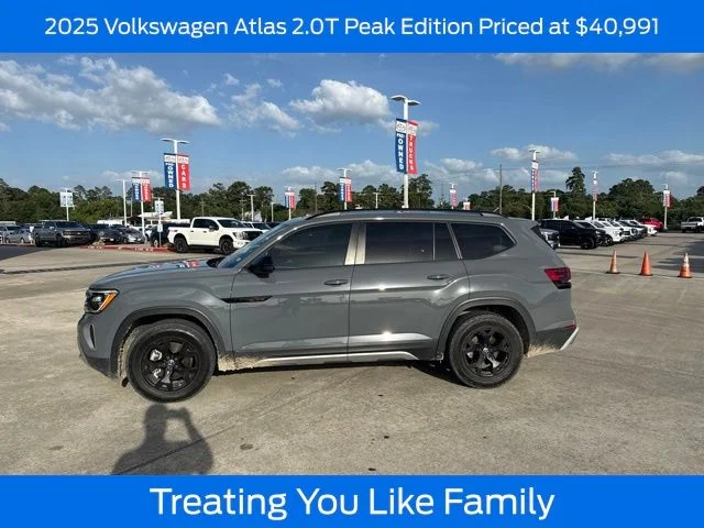 Used 2025 Pure Gray Volkswagen 2.0T Peak Edition image 1