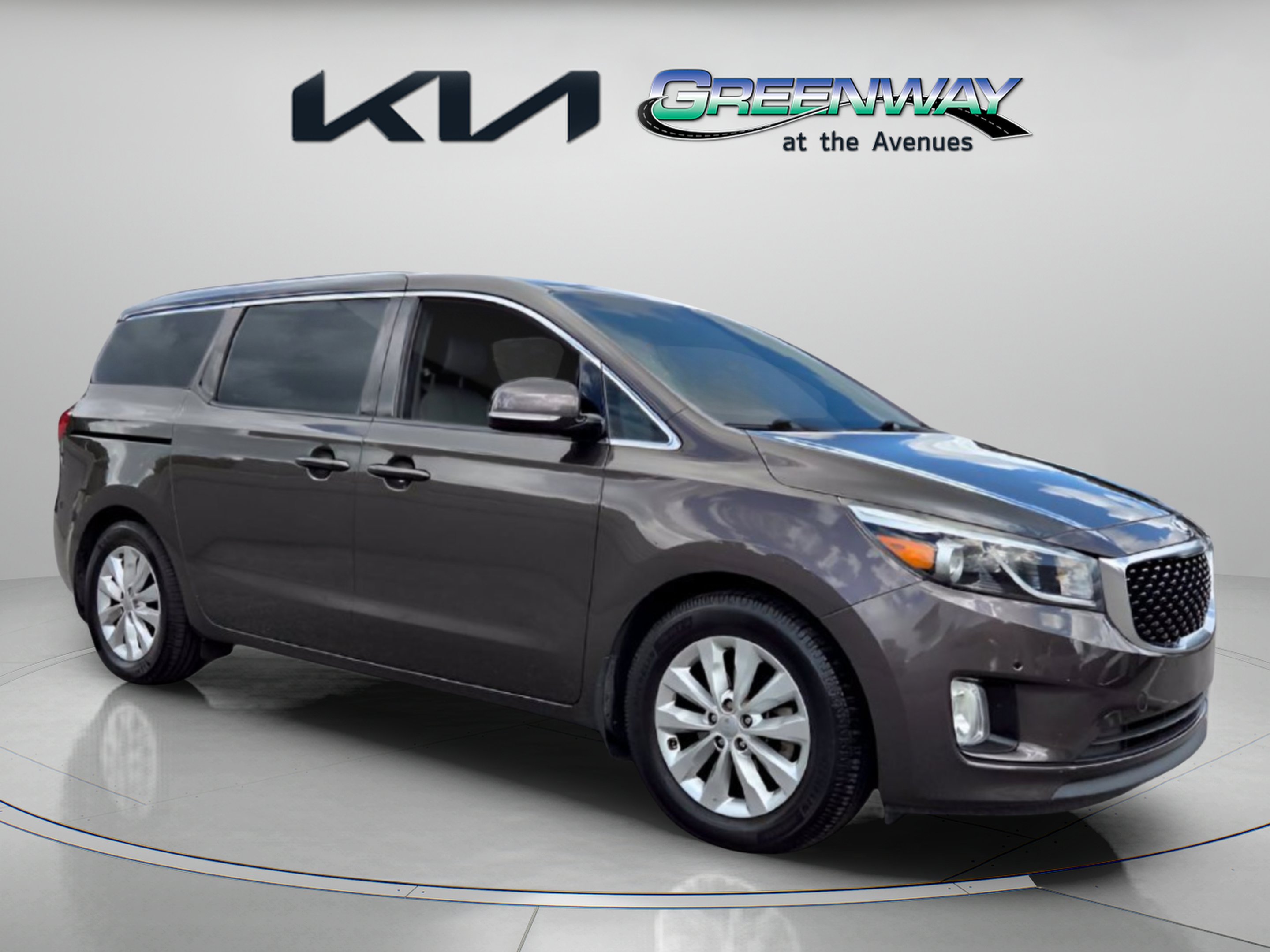 Used 2017 Titanium Bronze Kia EX image 1