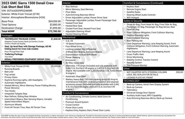 Used 2023 White GMC Denali image 30