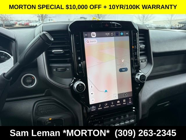 New 2026 Diamond Black Crystal Pearl-Coat Exterior Paint Ram Tradesman image 28