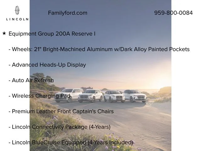 New 2027 Whisper Blue Metallic Clearcoat Lincoln Reserve image 10