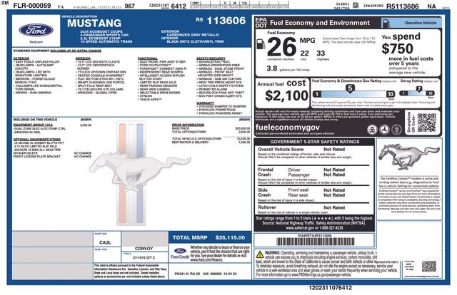 Used 2024 Gray Ford EcoBoost image 46