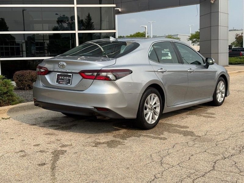 Used 2021 Celestial Silver Metallic Toyota LE image 3
