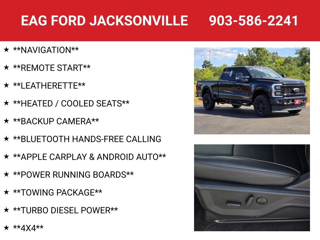 New 2026 Agate Black Metallic Ford F-250® Lariat® image 4