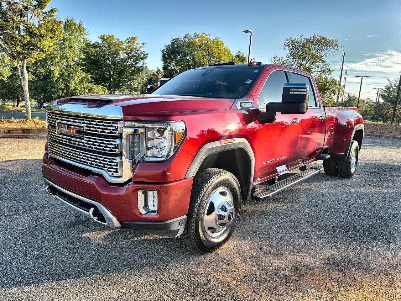 Used 2022 Cayenne Red Tintcoat GMC Denali DRW image 4