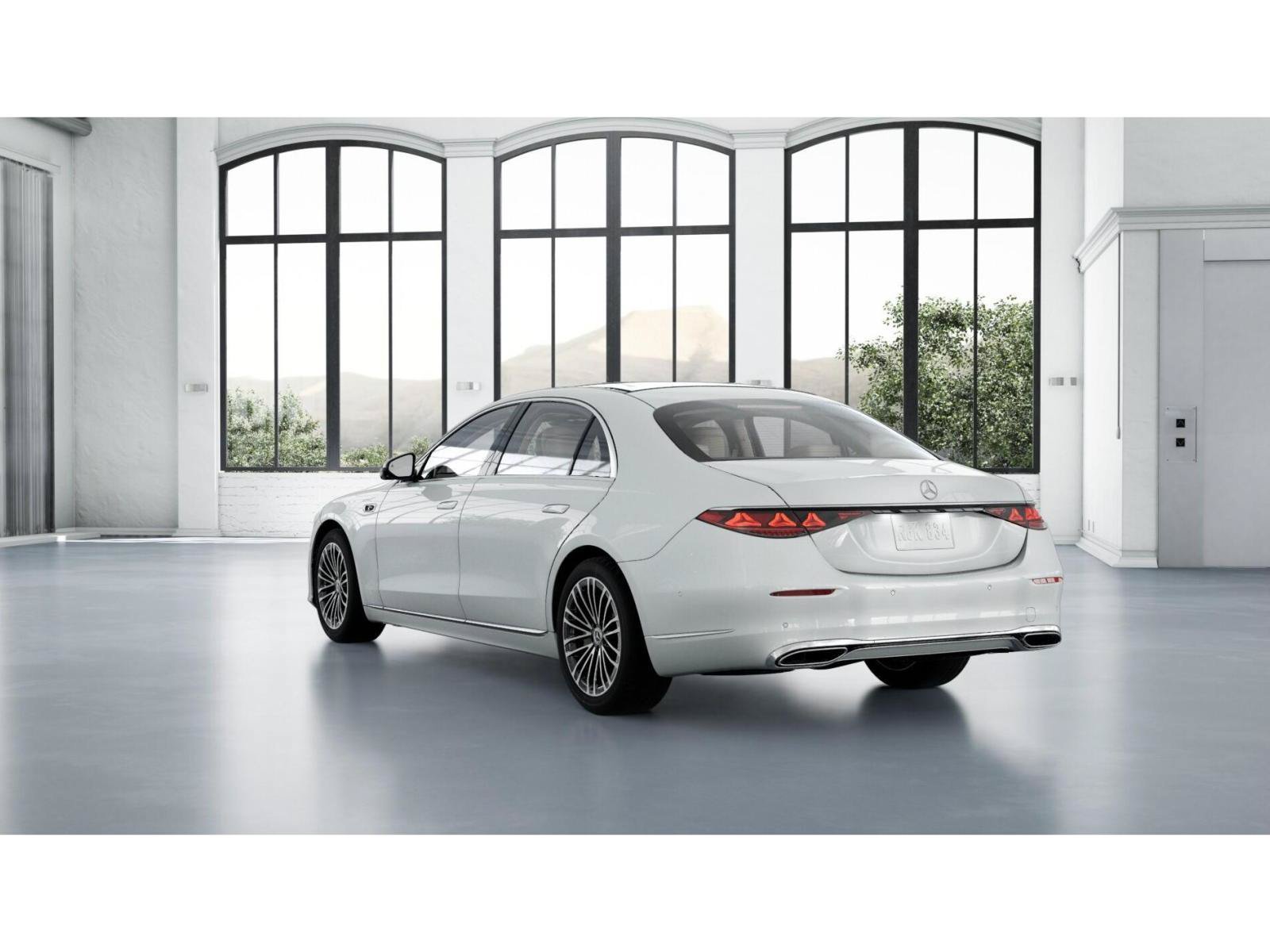 New 2027 MANUFAKTUR Moonlight White Metallic Mercedes-Benz S 500 4MATIC® Sedan image 28