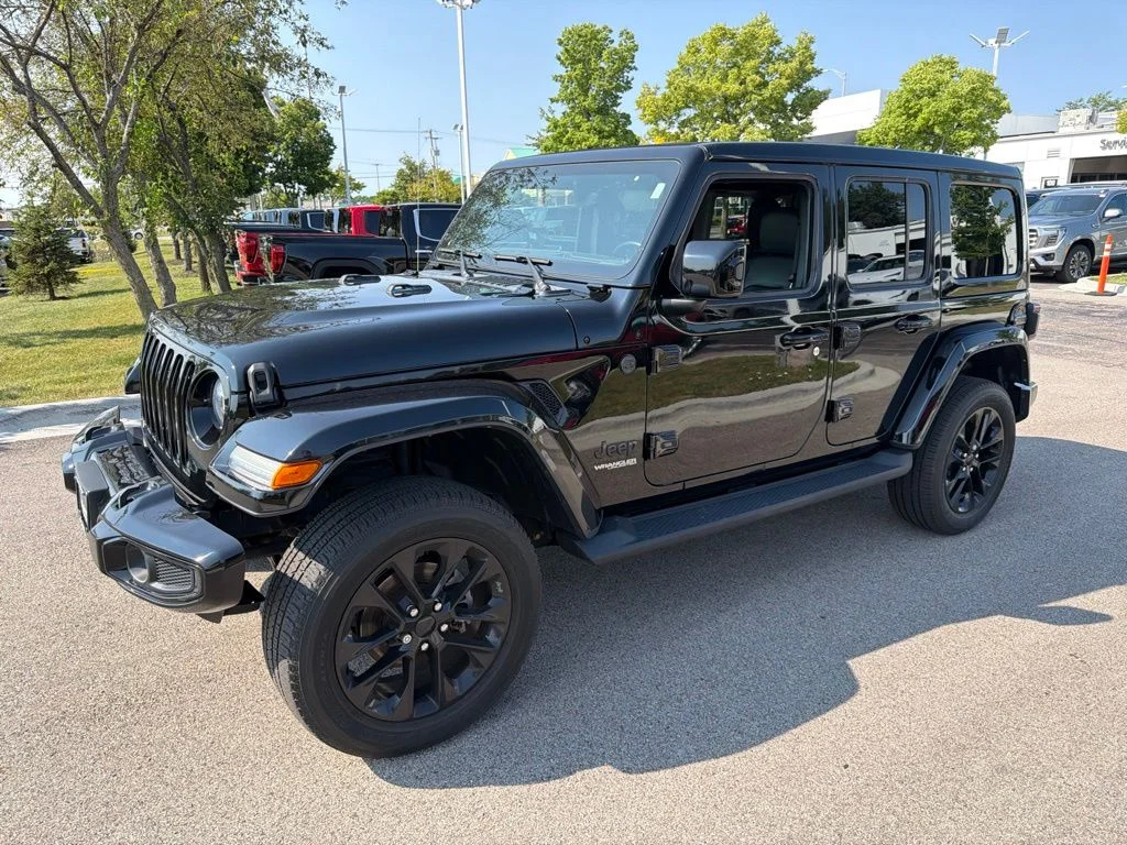 Used 2021 Black Jeep Unlimited Sahara High Altitude image 1