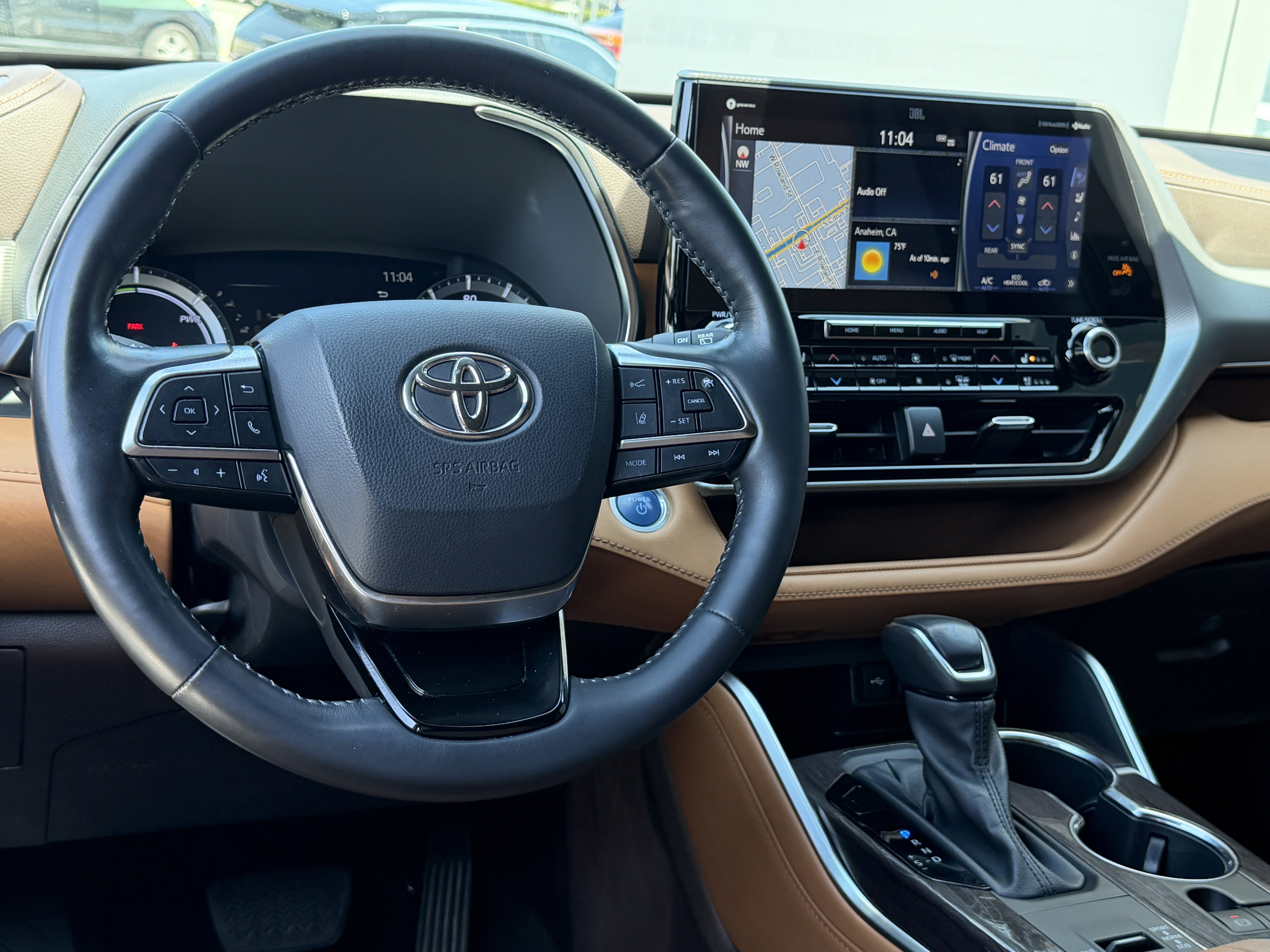 Used 2021 Midnight Black Metallic Toyota Hybrid Platinum image 26