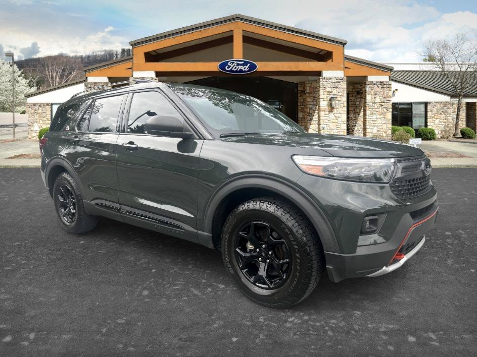 Used 2022 Green Metallic Ford Timberline image 3
