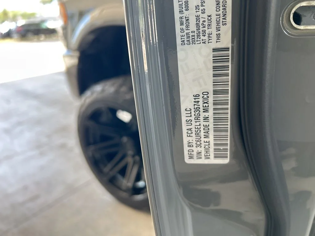 New 2024 Ceramic Grey Clear-Coat Exterior Paint RAM Rebel image 49