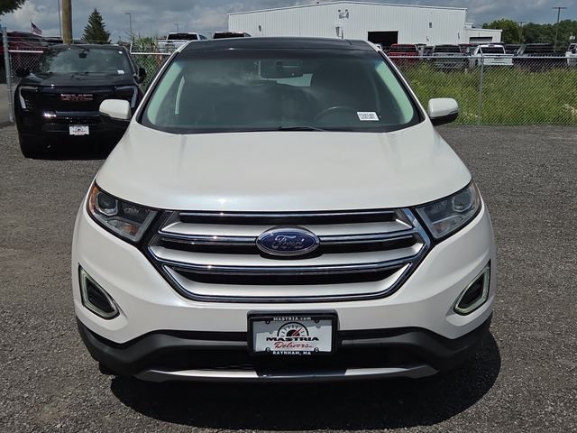 Used 2015 White Platinum Clearcoat Metallic Ford SEL image 30