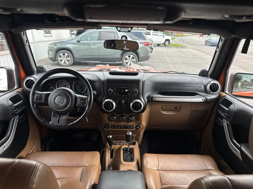 Used 2011 Orange Jeep Rubicon image 22