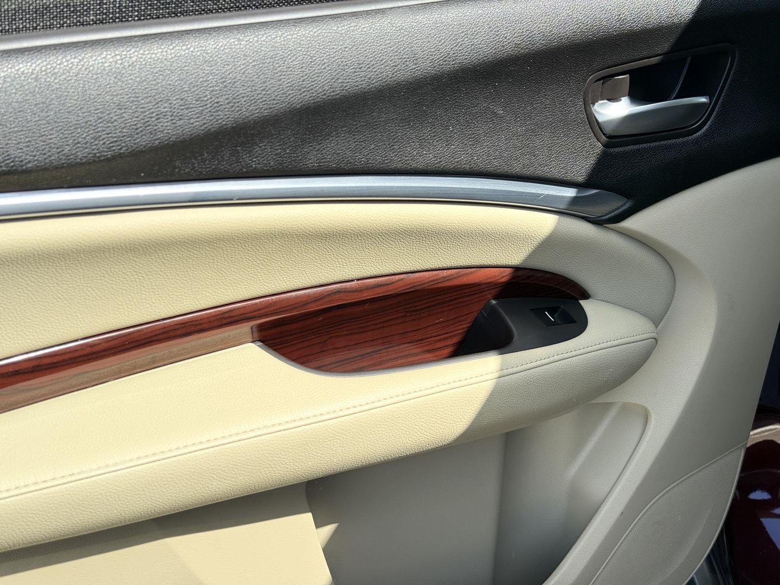 Used 2015 Dark Cherry Pearl Acura Tech/Entertainment Pkg image 24