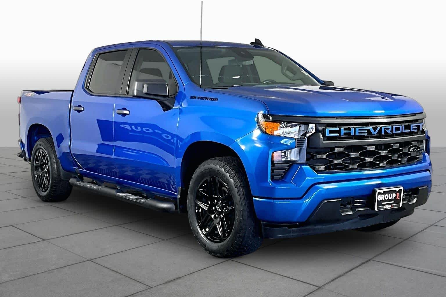 Certified Used 2024 Glacier Blue Metallic Chevrolet Custom image 3
