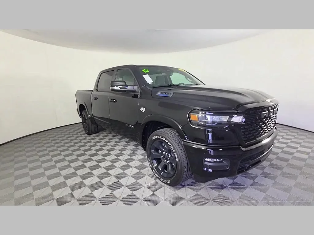 New 2026 Diamond Black Crystal Pearl-Coat Exterior Paint RAM Big Horn image 21