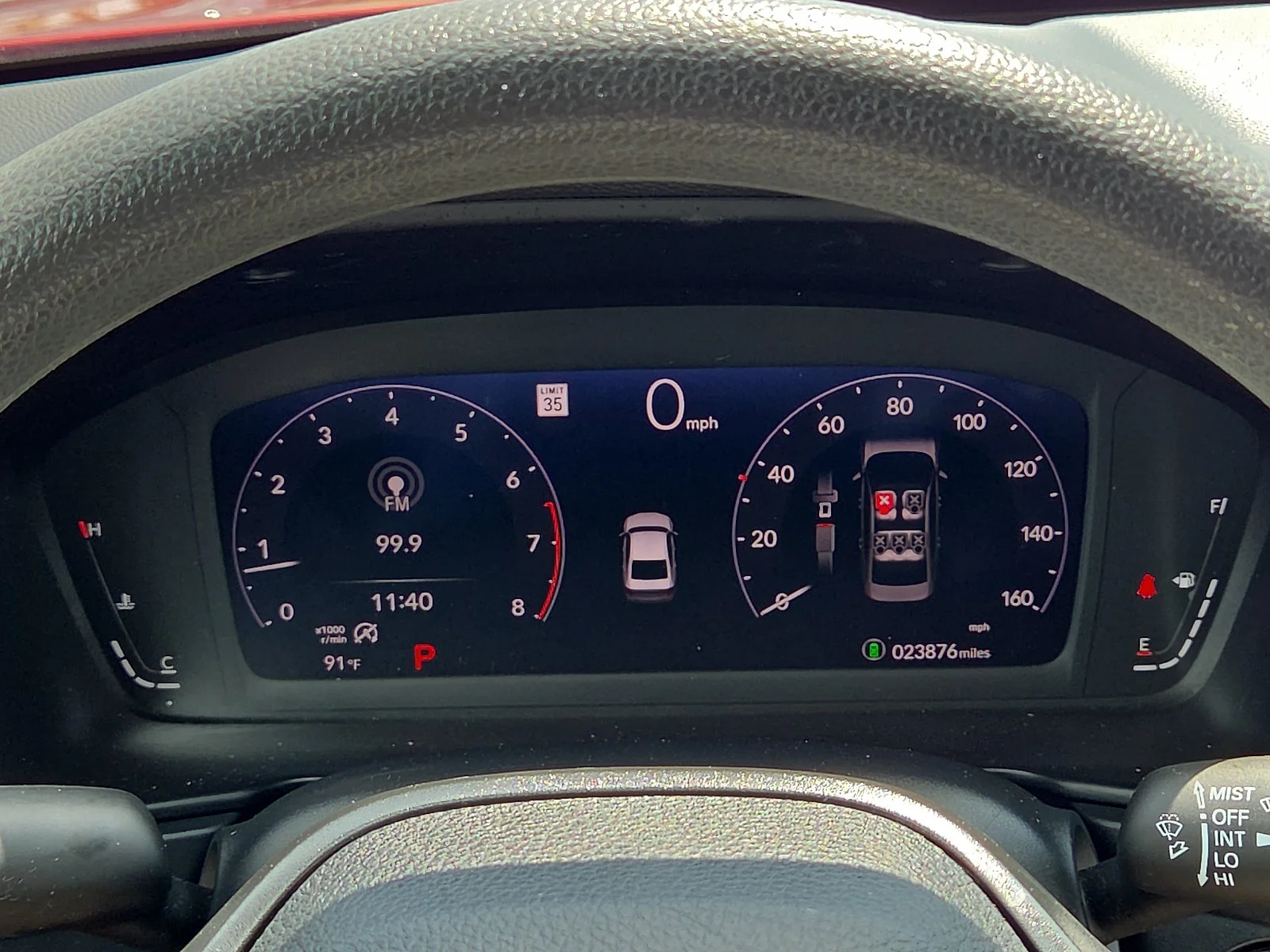 Used 2024 Radiant Red Metallic Honda LX image 23